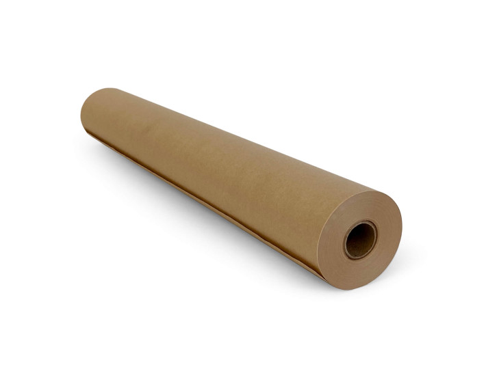 24" x 180' Natural Kraft Paper Roll, 30 lbs (1, 2, 4, 6 rolls)